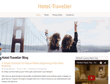 Tablet Screenshot of hotel-traveller.com